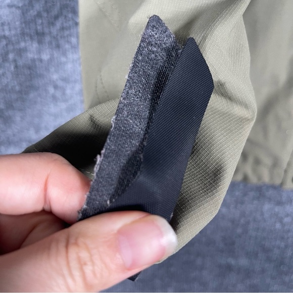 Eddie Bauer Men’s Medium Green/ Tan Fleece Lined Jacket Active Hiking Gorpcore - Picture 15 of 16